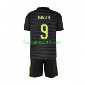 Tenue Real Madrid Benzema 9 Enfant Troisieme 2022-2023 Maillot de Foot